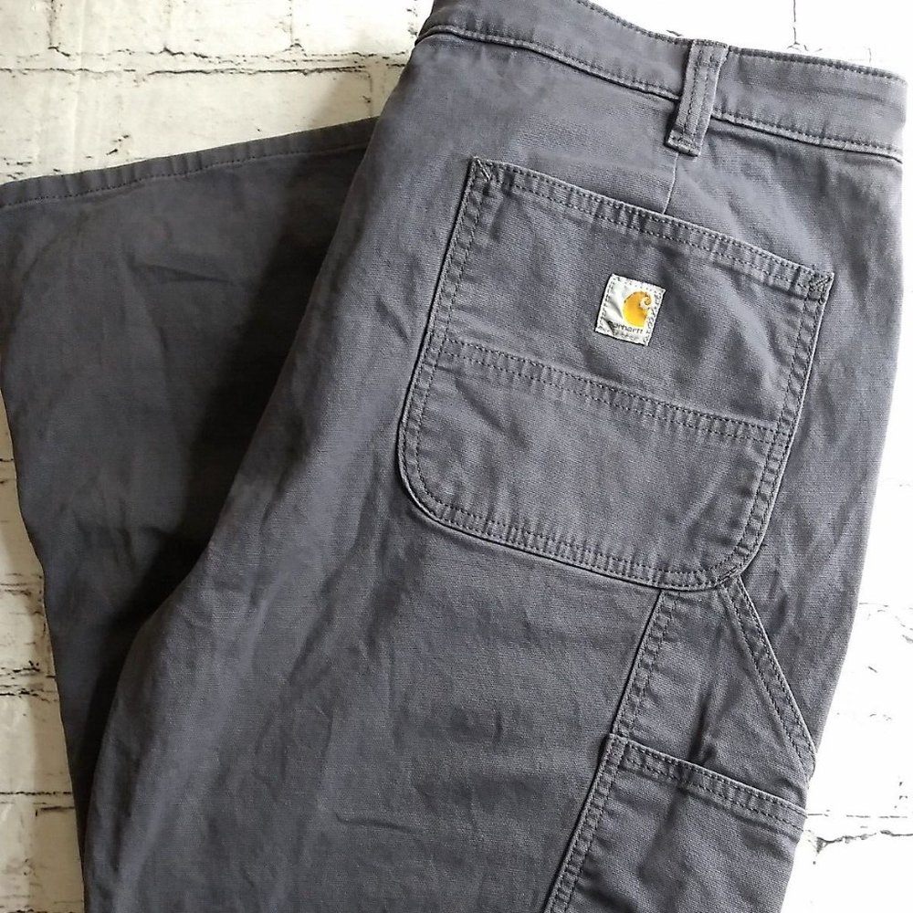 Carhartt Women's Size 18S Rugged Flex Loose Fit Canvas Work Pant
